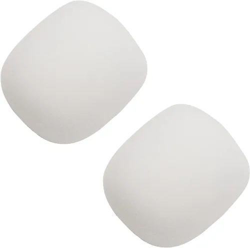 Miniatura 8 de Fielect 2 unids micrófono cubierta esponja espuma micrófono cubierta de micrófono de mano protección protección micro espuma filtro blanco