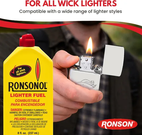 Miniatura 4 de Ronson 99062 - Combustible para encendedor Ronsonol de 8 onzas
