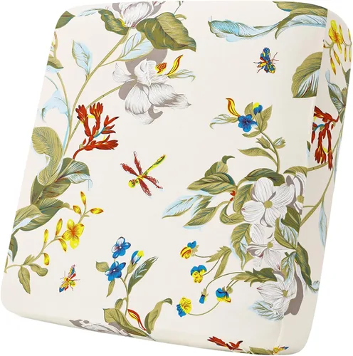 Miniatura 115 de Smiry Fundas de cojín de sofá estampadas, fundas elásticas suaves para sofá, fundas de sofá lavables antideslizantes, protector de muebles para Beige