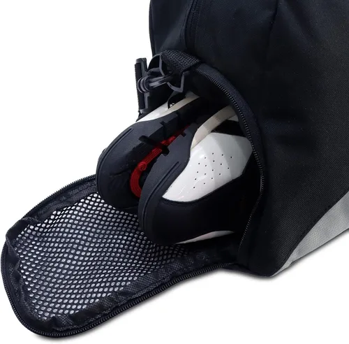 Miniatura 5 de PHINIX Bolsa de mano para béisbol T Ball - Sostiene bate, casco y guante Negro- gris