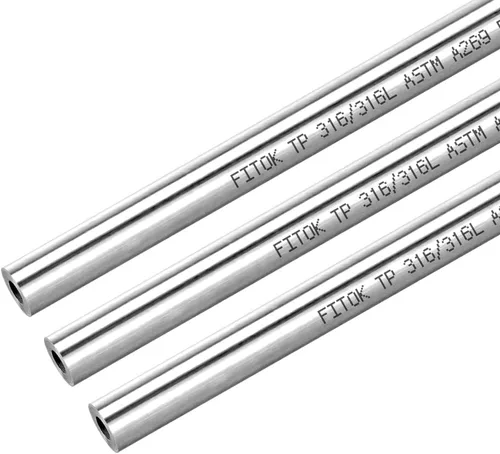 Miniatura 9 de Tubo liso de acero inoxidable 316/316L 1" DE × 0.083" de pared × 80" de longitud, tubo recocido ASTM A269 (1 pieza)