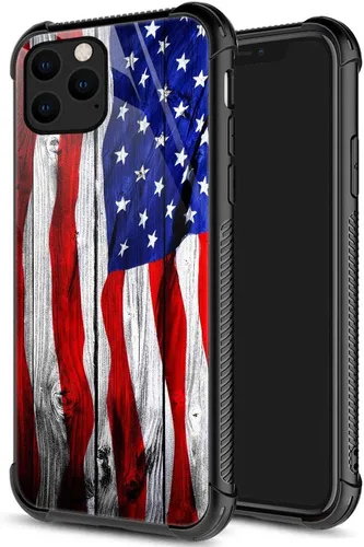 Miniatura 8 de ZHEGAILIAN Funda para iPhone 13, protección de grado militar, esquinas a prueba de golpes, funda antiarañazos para iPhone 13, águila americana