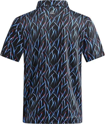 Miniatura 88 de DEOLAX Camisa de golf para hombre, con estampado de moda, atlética, de manga corta, clásica, casual, ajuste seco, suave, para hombres