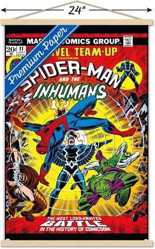 Miniatura 3 de Trends International Marvel Comics - Póster de pared de Marvel Team-Up #11, 22.37 x 34.00 pulgadas, paquete de impresión premium y colgador