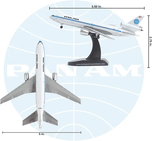 Miniatura 10 de Sello postal Daron Pan Am DC-10 1/400