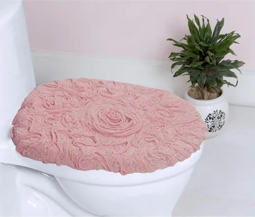 Miniatura 71 de Home Weavers Bell Flower Collection - Tapetes de baño copetudos 100 % algodón, extrasuaves y absorbentes, antideslizantes, lavables a máquina, lino