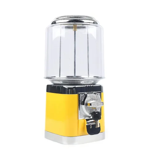 Miniatura 9 de Máquina expendedora de dulces para dispensador automático de dulces pequeños para el hogar o la máquina expendedora comercial (amarillo)