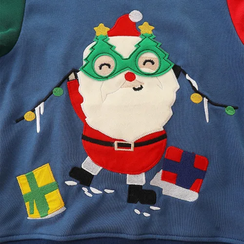 Miniatura 4 de Bumeex Sudadera de manga larga con cuello redondo de algodón para bebé niño pequeño 1-7T