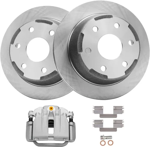 Miniatura 88 de Detroit Axle - Kit de freno delantero para Chevrolet Equinox Pontiac Torrent Suzuki XL-7, 08-10 Saturn Vue, 12-15 Captiva Sport Reemplazo 2008 2009