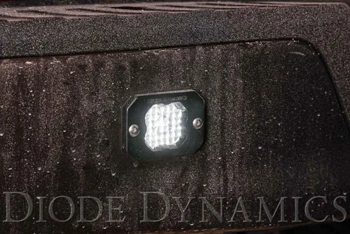 Miniatura 3 de Diode Dynamics SSC1 Sport Cápsula LED Blanca de Montaje Empotrado (par), Flood con Retroiluminación Ámbar