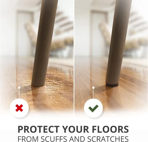 Miniatura 4 de Almohadillas de fieltro X-PROTECTOR para muebles, 235 piezas de alta calidad, los mejores protectores de piso de madera para proteger tu suelo