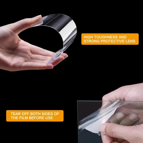 Miniatura 6 de TRQWH Paquete de 15/30 lentes de soldadura CLear de 2 x 4.25 pulgadas, lente de repuesto para casco de soldadura transparente para oscurecimiento