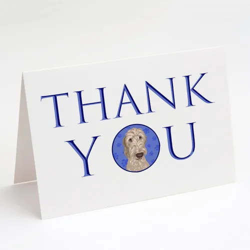 Miniatura 12 de Caroline's Treasures CK8919GCA7P - Tarjetas de felicitación y sobres de agradecimiento tricolor #1, diseño de pastor australiano, color negro, Blanco
