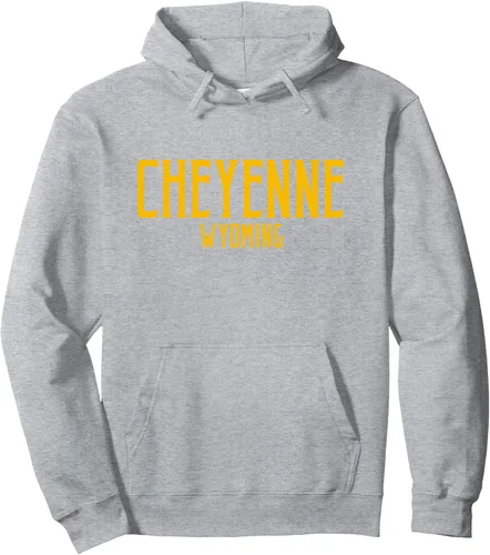 Miniatura 3 de Cheyenne Wyoming WY - Sudadera con capucha con estampado de ámbar