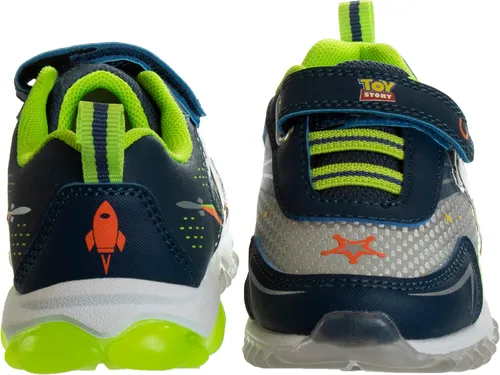 Miniatura 3 de Disney Pixar Toy Story - Zapatos deportivos para niños Buzz Lightyear y Woody sin cordones iluminados para niños pequeños, tenis deportivos