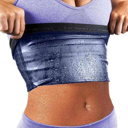 BXVX Cinturón reductor de cintura para sudar, banda de sudor para sauna, cinturón adelgazante para mujeres, grasa del vientre inferior, talla grande