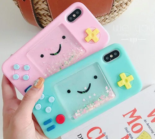 Miniatura 5 de UnnFiko - Funda Squishy 3D estilo dibujos animados compatible con iPhone 6 / iPhone 6s, diseño de estrellas líquidas creativas, divertida, blanda