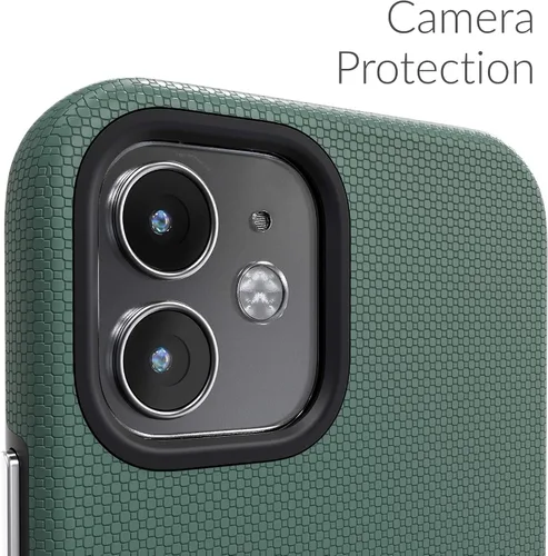 Miniatura 3 de Crave Funda para iPhone 12, iPhone 12 Pro, funda de protección dual para iPhone 12/12 Pro (6.1 pulgadas), color verde bosque
