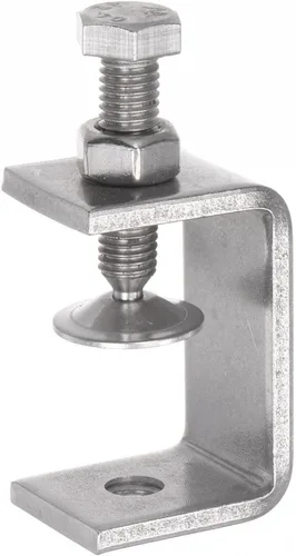 Miniatura 9 de uxcell Abrazadera en C de acero inoxidable con apertura de mandíbula de 5.512 in de ancho para carpintería Soldadura Edificio Montaje doméstico