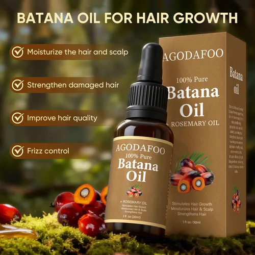 Miniatura 7 de Aceite de batana para el crecimiento del cabello, 100% puro y natural, reduce la pérdida de cabello y desintoxica tu cuero cabelludo, nutre el cuero