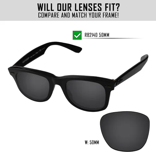 Miniatura 2 de Lentes de repuesto polarizadas para gafas de sol Ray-Ban Wayfarer RB2140