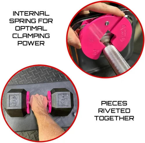 Miniatura 4 de Micro Gainz - Placa fraccional para mancuernas de 1.25lb, ideal para micro cargas, (elige color) juego de 4 placas fraccionales, diseñadas