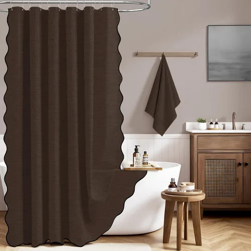 Miniatura 27 de BTTN Lino Crema Festoneado 36x72