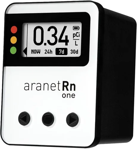 Miniatura 11 de Radon One - Detector de radón rápido para el hogar con respuesta de 10 minutos, pantalla de tinta electrónica, alimentado por batería, monitor