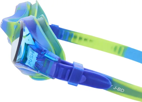Miniatura 3 de TYR Swimple Tie-Dye Kids' Swim Goggles Azul/Verde
