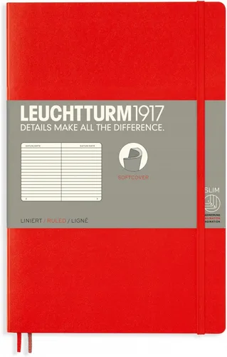 Miniatura 54 de LEUCHTTURM1917 - Cuaderno de tapa blanda de tapa blanda B6+ - 123 páginas numeradas para escribir y escribir en diario (Doted, Sage)