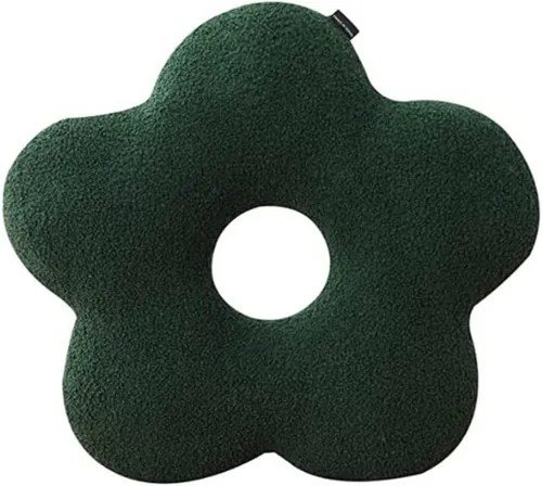 Miniatura 6 de Almohada esférica de felpa para dormitorio, sala de estar, sofá, cojín redondo de cintura, cojín de flor, ventana escandinava, decoración de tatami