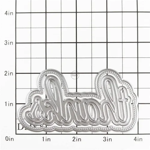 Miniatura 2 de DzIxY Shadow Words - Troqueles de corte de metal para hacer tarjetas, troquelados, juegos de troqueles, álbumes de recortes, plantillas para álbumes