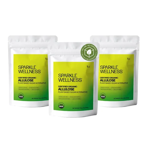 Miniatura 9 de Sparkle Wellness Organic Allulose Una alternativa al azúcar a base de plantas con impacto glucémico cero Sustituto de azúcar a base de plantas