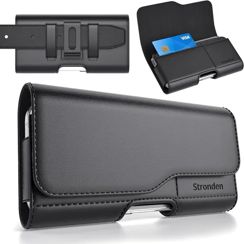 Stronden Funda de cierre magnético para iPhone 17 Pro, 17e, 17, 16 Pro, 16e, 16, 15 Pro, 15, 14 Pro, 14, 13 Pro, 13, 12 Pro, 12, 11, XR - Funda de