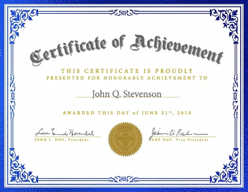 Miniatura 8 de Papel de certificado profesional de 8.5 x 11 pulgadas para impresión, papel de diploma, papel de certificados de premio, 80 libras, 15 unidades, Azul