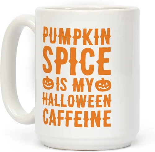Miniatura 178 de LookHUMAN Taza de Café de Halloween – Halloween Is Meowgical Tazas, Taza de Café Espeluznante Idea de Regalos de Taza, 15 Onzas 10-Blanco