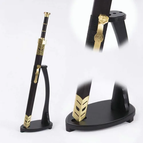Miniatura 8 de Katana - Soporte de pared para espada japonesa, soporte de pared samurái, soporte para sable de luz de pared
