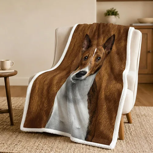 Miniatura 15 de BlessLiving Golden Retriever - Manta con patrones densos de perros, manta de forro polar Sherpa para sofá cama, manta suave y acogedora