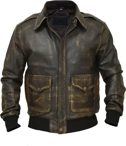 Chaquetas de cuero para hombre estilo ciclista Cafe Racer Chaquetas de motociclista de piel de cordero real