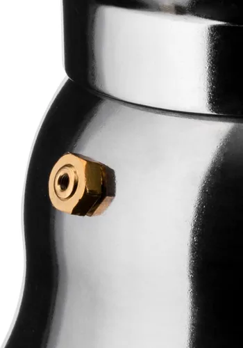 Miniatura 4 de Alessi AAM33/1 - Máquina de café expreso, resina de aluminio y termoplástica, 1 taza, mango negro