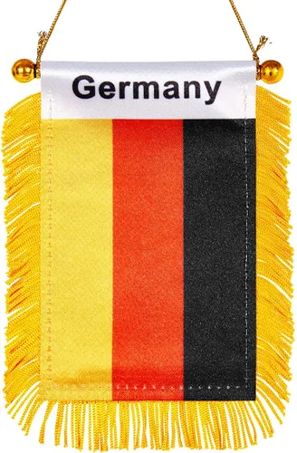 Miniatura 28 de WXTWK Bandera afro americana de 3 x 5 pulgadas, bandera panafricana para colgar en la ventana, pequeñas banderas para automóvil, decoración