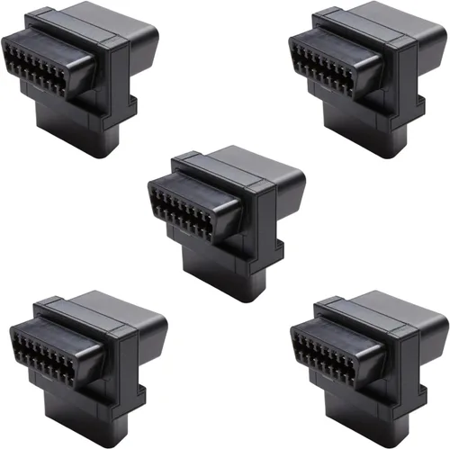 Miniatura 8 de Divisor OBD2, bbfly-B30 Puerto OBDII completo de 16 pines 1 macho divisor a 2 hembras Cable de extensión 1.6IN/4CM (B30 1PACK)