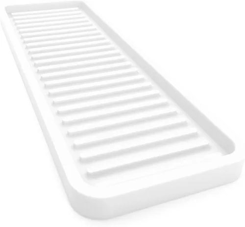Miniatura 35 de Bandeja organizadora para fregadero de cocina de silicona, soporte de esponja y protector de encimera Plato y bandeja dispensadora de jabón