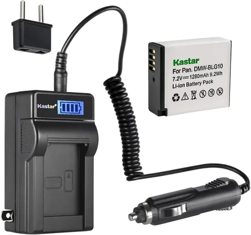 Miniatura 10 de Kastar Paquete de 2 baterías DMW-BLG10 y cargador de CA LCD compatible con cámaras Panasonic Lumix DMC-TZ81, Lumix DMC-TZ85, Lumix DC-ZS70, Lumix