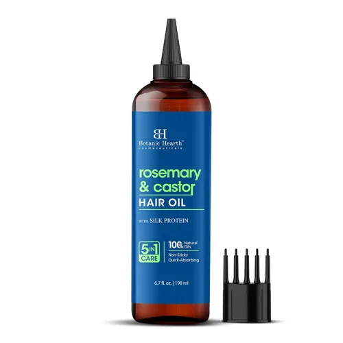 Miniatura 18 de Botanic Hearth Aceite de biotina para el crecimiento del cabello y aceites de tratamiento capilar Tratamiento fortalecedor seco, encrespado
