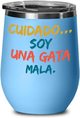 Miniatura 5 de Regalo para primas Taza de cafe para hermana Perfecto regalo para graduados, profesionales y estudiantes Vaso con afirmaciones positivas, Azul