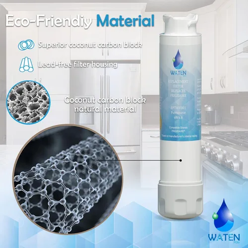 Miniatura 5 de Reemplazo de filtro de agua EPTWFU01 - Compatible con Frigidaire EPTWFU01, Pure Source Ultra 2, EWF02, SCWFTCTO, 1012505454226, 4562222 Reemplazo