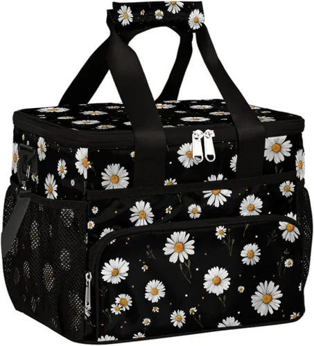 Miniatura 11 de Pardick Bolsa térmica suave con aislamiento de leopardo de galaxia para hombres y mujeres, lonchera grande a prueba de fugas, enfriador de playa