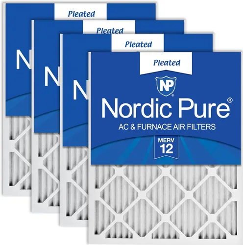 Miniatura 42 de Nordic Pure Filtros de aire para horno MERV 6 de 18 x 25 x 1 pulgadas (tamaño real: 17 1/2 x 24 1/2 x 3/4), color verde poliéster MERV 6, reduce