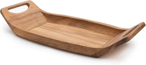 Miniatura 13 de Ironwood Gourmet 28330 Local 338 Bagel Miter, Madera de acacia, 7 x 5.5 x 2.5 pulgadas